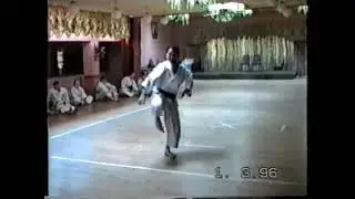 Soke Takayoshi Nagamine RIP Performing Fyugata Ni and Tomari Passai 1996