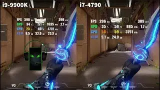 GeForce RTX 3080 TI Bottleneck Testing i7-4790 vs i9-9900K - Game FPS Testing Valorant/PUBG/Fortnite