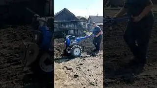 ПОСАДКА КАРТОШКИ ПОД МОТОБЛОК.