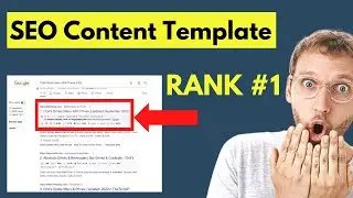 SEO Content Template || How To Write Content That Rank #1 On Google