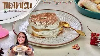 Tiramisu Recipe | Eggless Tiramisu | Homemade Ladyfinger Biscuit | Eggless Savoiardi recipe |