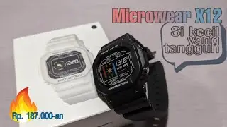 CHEAP Smartwatch: Microwear X12 Unboxing and Review Indonesia ||  Waterproof level IP68