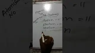 How to calculate proton number, electron number and neutron number .