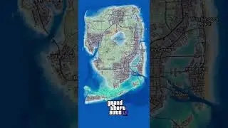 Сравнение карты #гта5 #gta5  с картой #гта6 #gta6