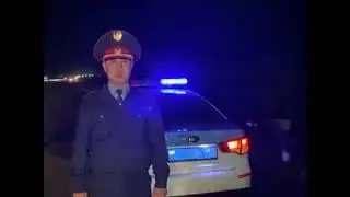 Российская фура сгорела на трассе в Туркестанской области