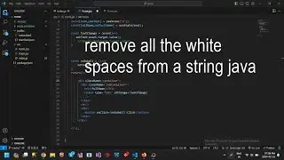 Java Program to remove all the white spaces from a string   java tutorial for beginners in hindi