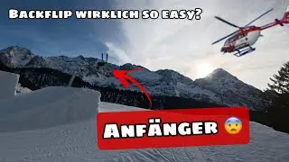 Backflip on skis || As a complete beginner?! || Ehrwald || wolfmax