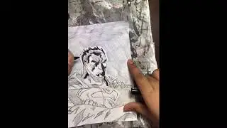 Inking Superman