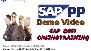 SAP PP ONLINE TRAINING | PP TRAINING VIDEOS | PP TRAINING TUTORIALS