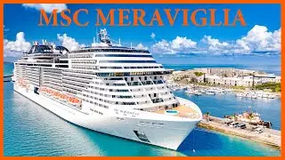 MSC Meraviglia Departs Bermuda - 4K