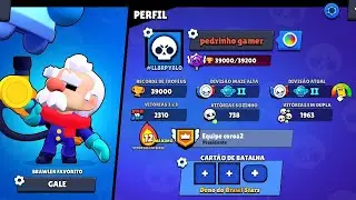 CHEGUEI AOS 39K DE TROFÉUS NO BRAWL STARS: JOGANDO COM A WILLOM, SERÁ QUE EU FU BEM?🤔💟💯