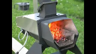 Установка и работа пеллетной горелки Pelletron Golfstream.