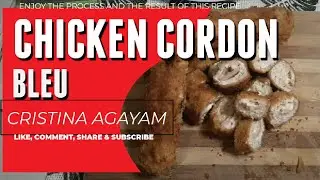 Chicken Cordon Bleu (chicken giniling)