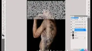 Photoshop CS4 te İnsan Vücuduna Yazı Efekti Yapma (Tipografi Çalışması) CT