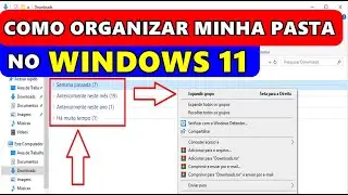 COMO DESATIVAR O AGRUPAR ! COMO ORGANIZAR A PASTA NO WINDOWS !