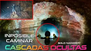 "Descubrimos CASCADAS OCULTAS Nadando en una Cueva ¡Sin Camino!"