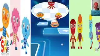 Walking Walking Noodle & Pals Super Simple Songs Puzzle Top Tiles Hop