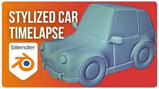 Creating 3D Stylized Car in Blender | Modeling Timelapse