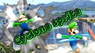 Luigi cyclone sprite versión