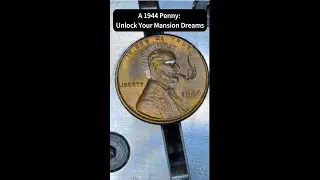 A 1944 Penny Unlock Your Mansion Dreams! #coin  #coincollecting  #penny  #treasurehunting  #1944
