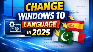 How to Change System Language in Windows 10 (2025 Tutorial) | Step‑by‑Step Guide