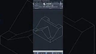 AutoCAD Isometric Drawing Exercise 12s