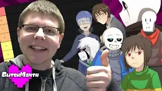 Glitchtale character tier list! (