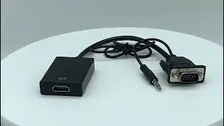 💥Cable de salida VGA a HDMI de 1080P con USB, Adaptador convertidor de Audio HD para TV, AV, HDTV,