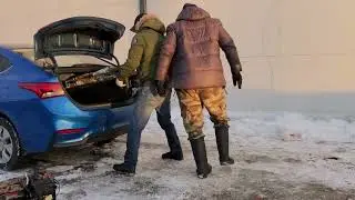 Мотобуксировщик SMART В багажник Solaris`a