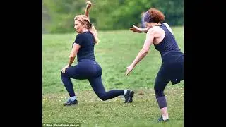 Carol Vorderman - Working Out In Tight Gym Gear Pictures - 6 5 17