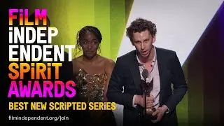 THE BEAR wins BEST NEW SCRIPTED SERIES at the 2023 Film Independent Spirit Awards.