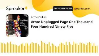 Arroe Unplugged Page One Thousand Four Hundred Ninety Five