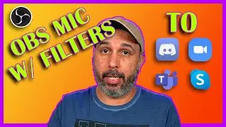 How to use your microphone from OBS studio to discord, Zoom, Microsoft Teams or Skype!!!