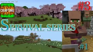 #crafting_and_building servival series #3 Find zombie villager #minecraft  #gaming #fullvideo