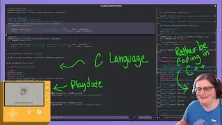 Trying out the C SDK for Playdate 🎮 Rachel's Game Development Day