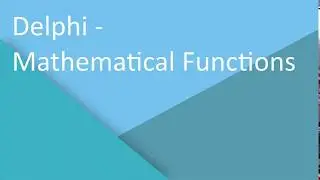 Delphi - Mathematical functions