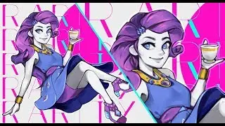 Rarity SpeedPaint - My Little Pony Equestria Girls