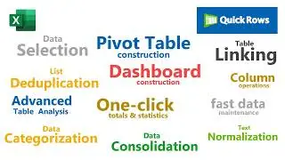 An amazing tool to increase your productivity in Excel without formulas.