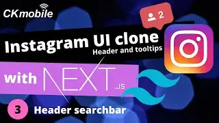 Instagram UI Clone (Header and tooltips) with NextJS and TailWindCSS #3 searchbar