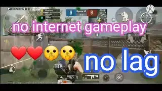 no internet gameplay #1 no lag Battle ground mobile India #BGMI #gameplay