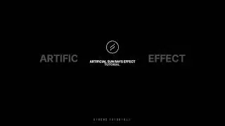 Artificial sun rays effect tutorial 💎