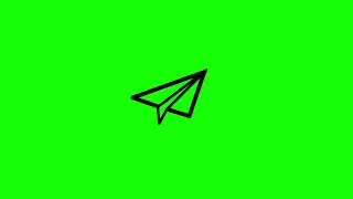 sending icon green screen | animated icon green screen