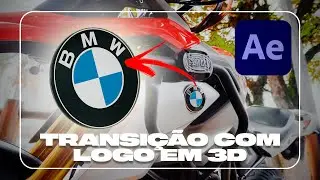 Como fazer TRANSIÇÃO com LOGO 3D (After effects tutorial)