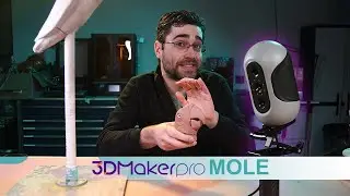 Digitizing a Sculpture for Animatronics with 3DMakerpro Mole 3D Scanner