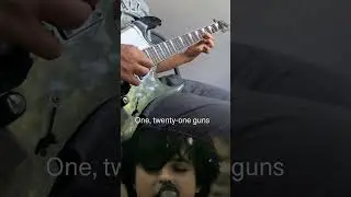 green day 21 guns cover guitar