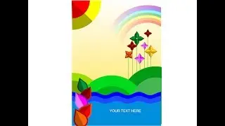 Corel Draw-A simple easy interesting cover design ( In bengali with english subtitles)