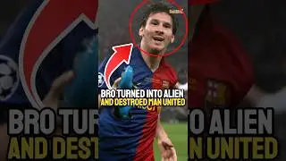 how Messi embarrass the barcelona legend by beating United in the Final?👽💀 real OG!