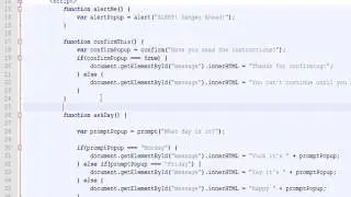 JavaScript Pop Ups Tutorial