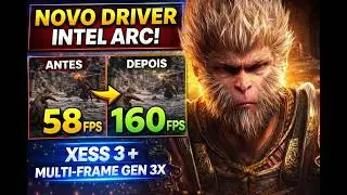INTEL ARC B580 + XeSS 3 (Multi-Frame Gen 3X) | BLACK MYTH WUKONG