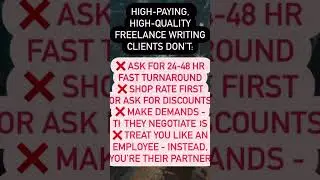 Freelance Writing Client Do’s and Don’ts 